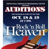 Centre Stage Announces Auditions For ROCK N ROLL HEAVEN 10/18, 10/19